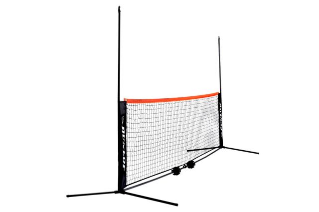 Mini tennis portable net Dunlop 6m, incl. a carrying bag Mini tennis portable net Dunlop 6m, incl. a carrying bag