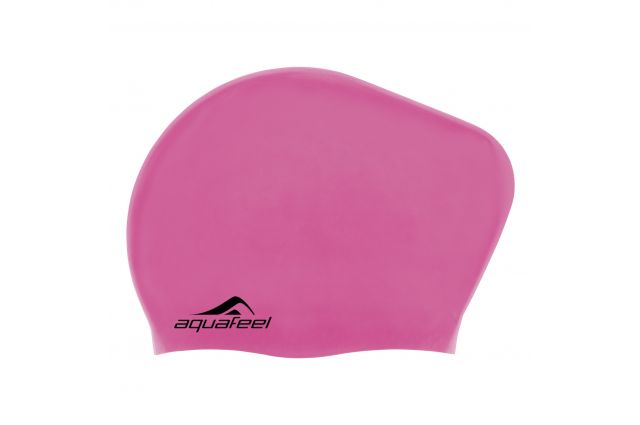 Swimming cap silicone AQUAFEEL 30404 43 purple long hair Swimming cap silicone AQUAFEEL 30404 43 purple long hair