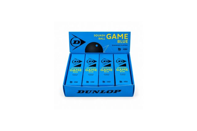 Squash ball DUNLOP Game Blue 4x3