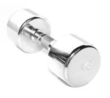 Chromed dumbbell TOORX MC-9 9kg