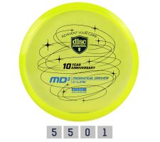 Discgolf DISCMANIA 10-YEAR ANNIVERSARY C-LINE MD3 REVOLUTION Yellow 5/5/0/1