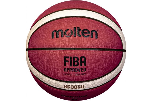 Basketball ball training MOLTEN B7G3850 FIBA synth. leather size 7 Basketball ball training MOLTEN B7G3850 FIBA synth. leather size 7