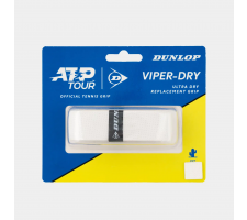 Teniso raketės vid. apvija DUNLOP VIPERDRY ATP replacement, white