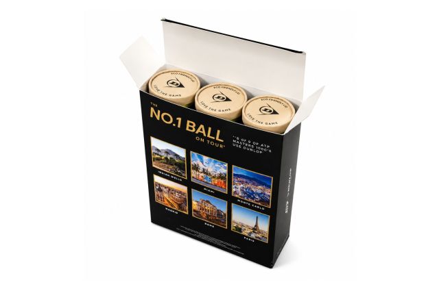 Tennis balls DUNLOP ATP TOUR MASTERS 3x4PET Tennis balls DUNLOP ATP TOUR MASTERS 3x4PET