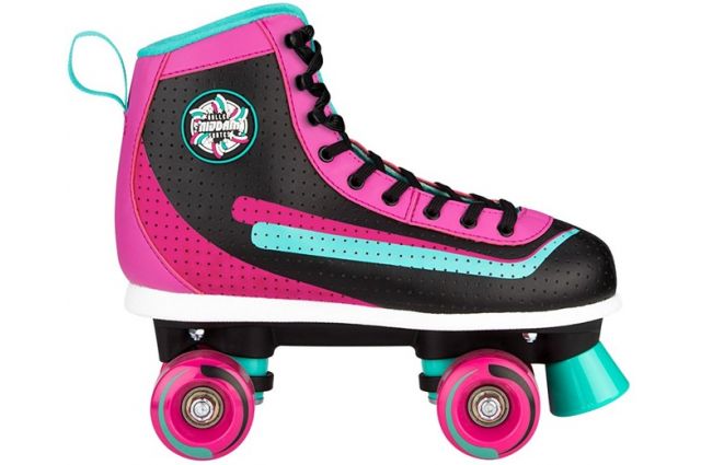 Skates NIJDAM 52RF 36 Black/Emerald/Magenta Skates NIJDAM 52RF 36 Black/Emerald/Magenta