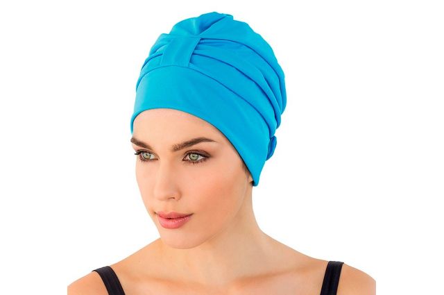 Swim cap FASHY FABRIC 3473 52 PES turquoise Turkio Swim cap FASHY FABRIC 3473 52 PES turquoise