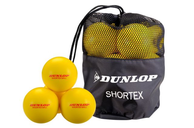 Lauko teniso kamuoliukai Dunlop SHORTEX 12vnt Lauko teniso kamuoliukai Dunlop SHORTEX 12vnt