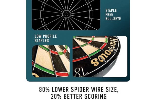 Dartboard set HARROWS PRO'S CHOICE Dartboard set HARROWS PRO'S CHOICE