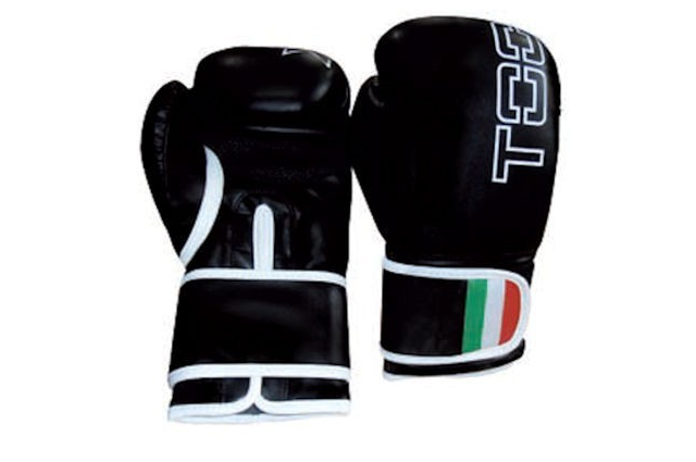 Boxing gloves TOORX LEOPARD BOT-002 10oz black eco leather