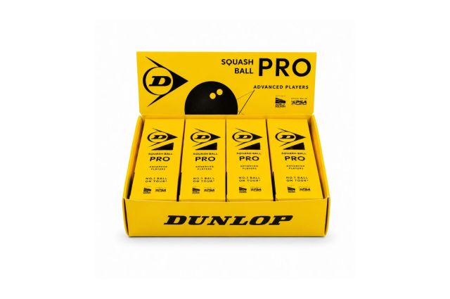 Squash ball Dunlop PRO WSF/PSA 4x3