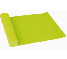 Yoga mat TOORX MAT173 non slip surface 173x60x0,4 lime green