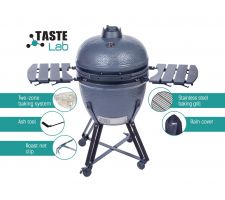 Ceramic barbecue KAMADO TasteLab 23,5" with accessories