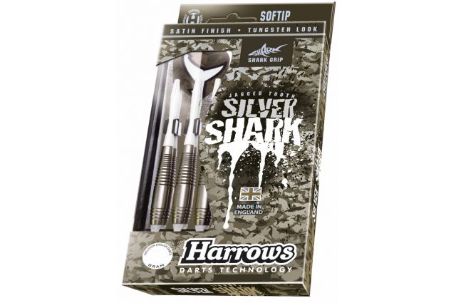Darts Softip HARROWS SILVER SHARK B 1520 3x18g Darts Softip HARROWS SILVER SHARK B 1520 3x18g