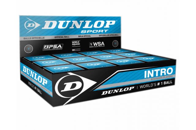 Squash ball Dunlop INTRO 12-box Squash ball Dunlop INTRO 12-box