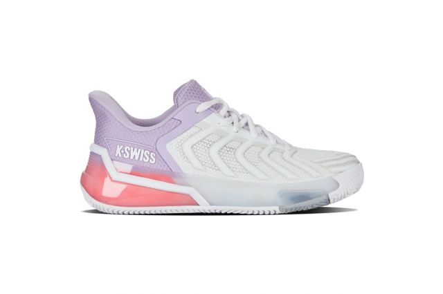 Teniso batai mot. K-SWISS ULTRASHOT 4 CLAY white/orchid petal