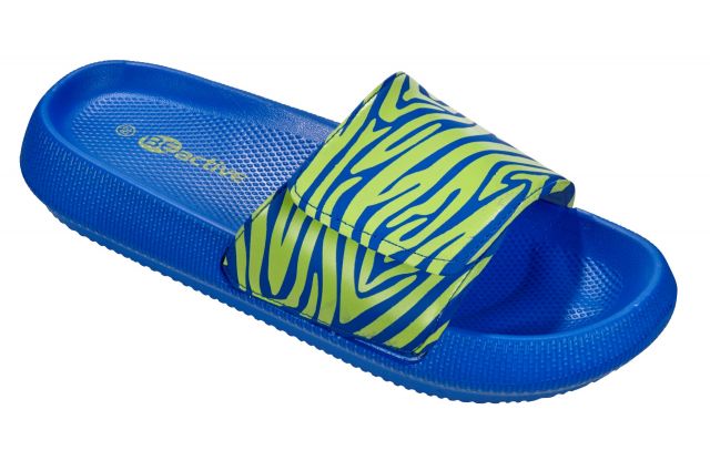 Slippers for women V-Strap BECO ZEBRA VIBES 6 38  blue