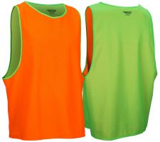 Training vest AVENTO Senior 75OI green/orange