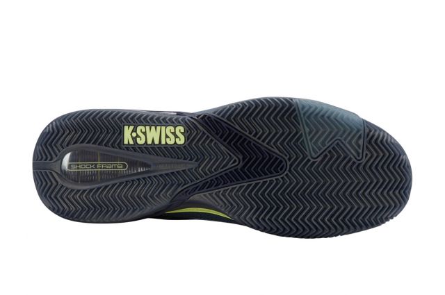 Tennis shoes for men K-SWISS ULTRASHOT 4 CLAY-VIN indigo/naval/green Tamsiai mėlyna