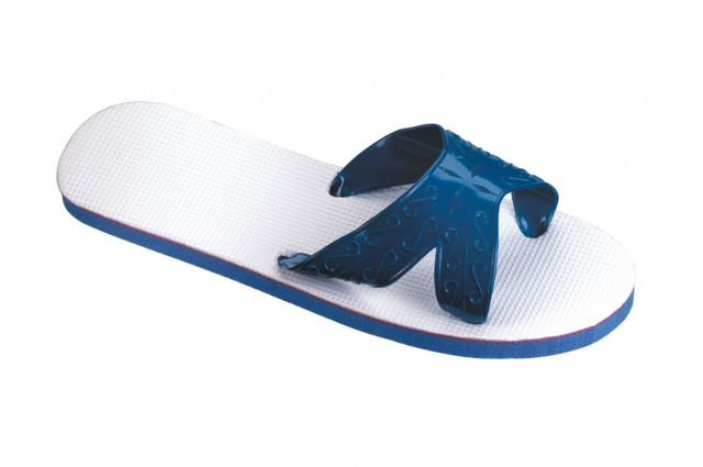 Slippers unisex BECO 9212 size 36/37 white/blue Slippers unisex BECO 9212 size 36/37 white/blue