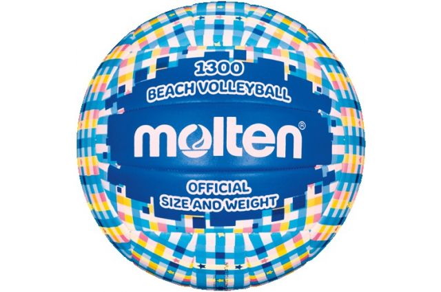 Beach volleyball MOLTEN V5B1300-CB, synth. leather size 5 Beach volleyball MOLTEN V5B1300-CB, synth. leather size 5