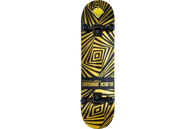 Skateboard BLACK DRAGON PRISM BLOX 6293 Gold/Black Skateboard BLACK DRAGON PRISM BLOX 6293 Gold/Black