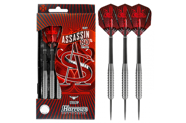Steeltip darts HARROWS ASSASSIN HEAVY W80