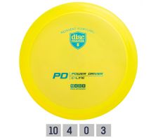 Discgolf DISCMANIA Distance Driver C-LINE PD Yellow 10/4/0/3