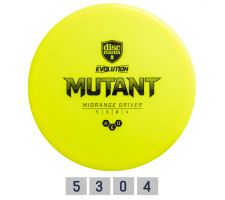 Discgolf DISCMANIA Midrange Driver NEO MUTANT Evolution Yellow 5/3/0/4