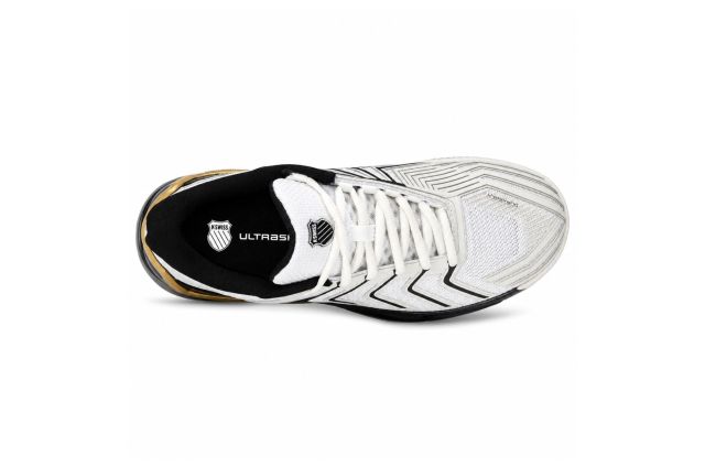 Teniso batai vyr. K-SWISS ULTRASHOT 4 CLAY  white/black/gold