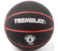 Weight ball TREMBLAY Medicine Ball 4kg D23cm Red for throwing