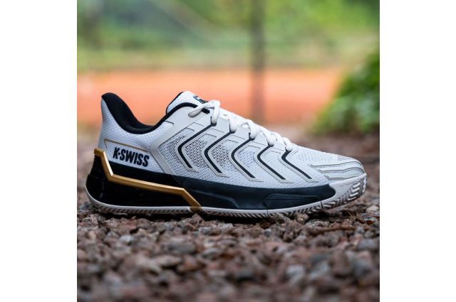 Teniso batai vyr. K-SWISS ULTRASHOT 4 CLAY  white/black/gold