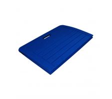 Foldable foam mat blue 140x60 cm