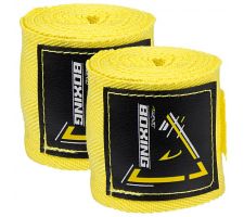 Boxing hand wraps AVENTO 41BI 2,5m Yellow