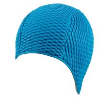 Swim cap adult BECO BUBBLE 7300 6 rubber blue for adult