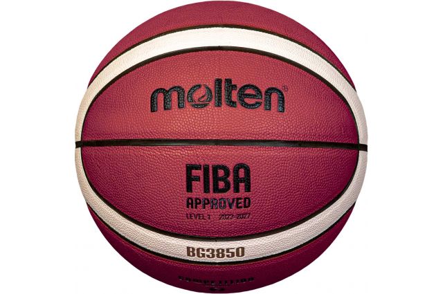 Basketball ball training MOLTEN B6G3850 FIBA synth. leather size 6 Basketball ball training MOLTEN B6G3850 FIBA synth. leather size 6