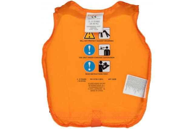 Swimming vest WAIMEA 52ZB ORA (18-30kg) Swimming vest WAIMEA 52ZB ORA (18-30kg)