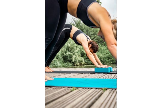 Yoga Mat AVENTO 42MC BLG Print Neoprene 180x60x0,6cm Blue Yoga Mat AVENTO 42MC BLG Print Neoprene 180x60x0,6cm Blue