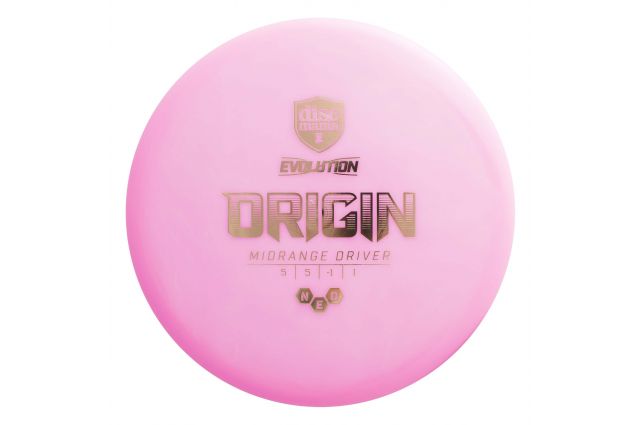 Discgolf DISCMANIA Midrange Driver NEO ORIGIN Evolution Pink 5/5/-1/1 Discgolf DISCMANIA Midrange Driver NEO ORIGIN Evolution Pink 5/5/-1/1