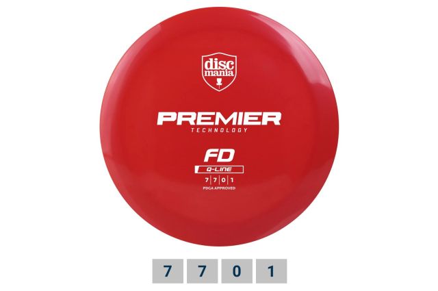 Discgolf DISCMANIA Fairway Driver Q-LINE PREMIER FD Red 7/7/0/1 Discgolf DISCMANIA Fairway Driver Q-LINE PREMIER FD Red 7/7/0/1