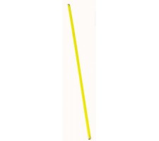Plastic gimnastic stick RUCANOR 08 5 pcs yellow
