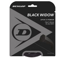 Tennis string Dunlop Black Widow 17G/1.26mm/12m Co-PE monofilament black