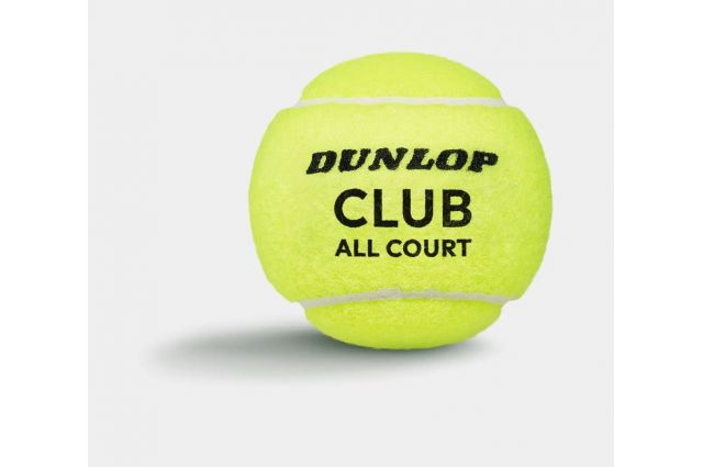 Tennis balls DUNLOP CLUB ALL COURT Entry 4-tube ITF Tennis balls DUNLOP CLUB ALL COURT Entry 4-tube ITF