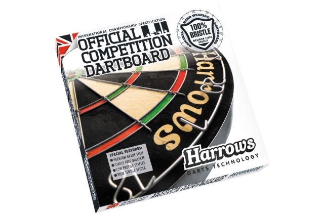 Dartboard HARROWS OFFICIAL COMPETITION BRISTLE EA326 RoundWire Dartboard HARROWS OFFICIAL COMPETITION BRISTLE EA326 RoundWire