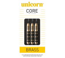 Darts Steeltip UNICORN Core Plus BLK/Gold Brass 3x27g