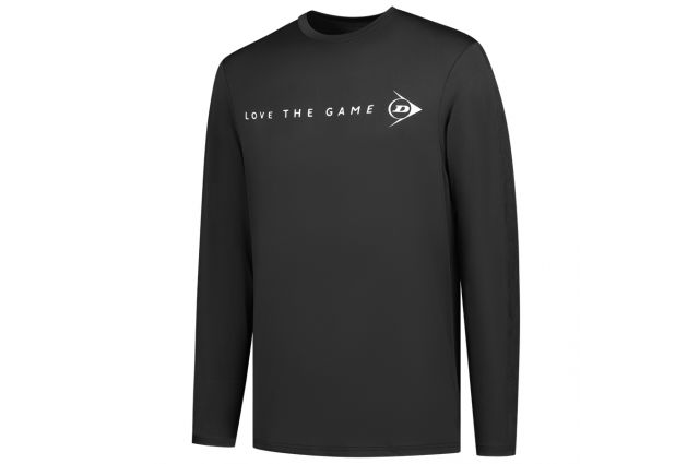 Hoody DUNLOP PRACTICE unisex M black Juoda Hoody DUNLOP PRACTICE unisex M black