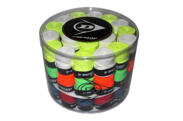 Padel racket overgrip DUNLOP TOUR DRY 60-tube mixed Padel racket overgrip DUNLOP TOUR DRY 60-tube mixed