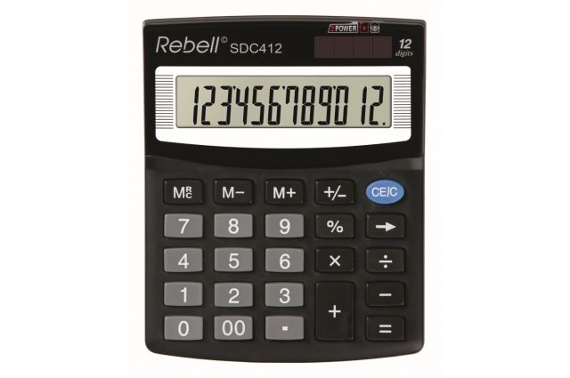Calculator Semi-Desktop Rebell SDC412 Calculator Semi-Desktop Rebell SDC412