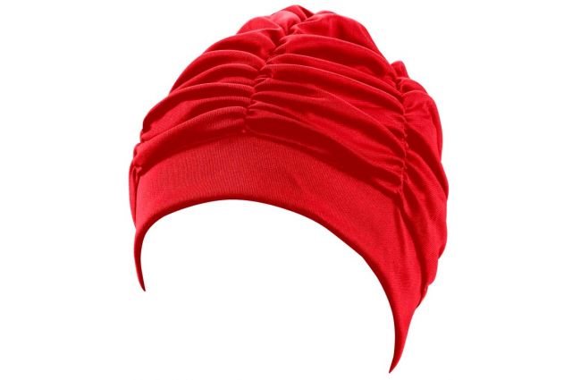 Swim cap BECO FABRIC 7600 5 PES red for adult Raudona Swim cap BECO FABRIC 7600 5 PES red for adult