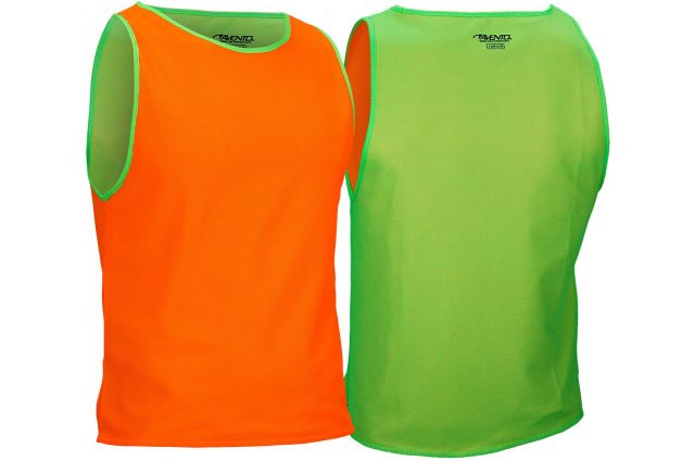 Training vest AVENTO Junior 75OH green/orange Training vest AVENTO Junior 75OH green/orange