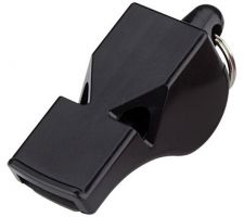 Referee's whistle pealess AVENTO 75FI Black